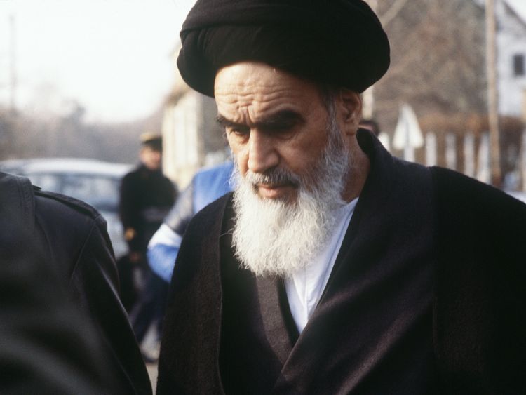Ayatollah Ruhollah Khomeini in 1979