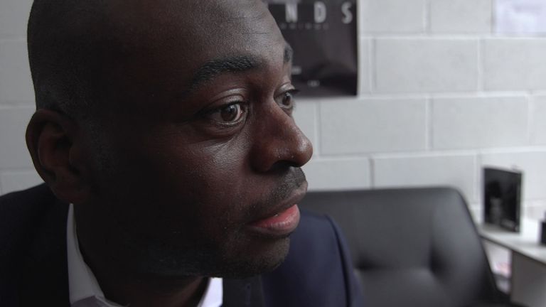 Although born in the UK Marcus Flemmings says he does not feel British