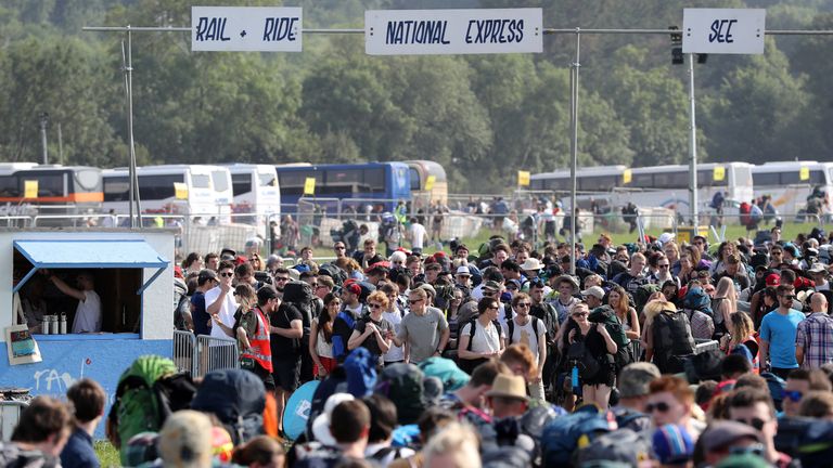 Glastonbury Festival threw open its gates to thousands of revellers