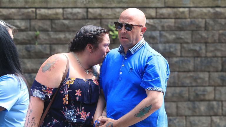 Charlotte Campbell and Paul Hodgson, Olivia's mother and stepfather