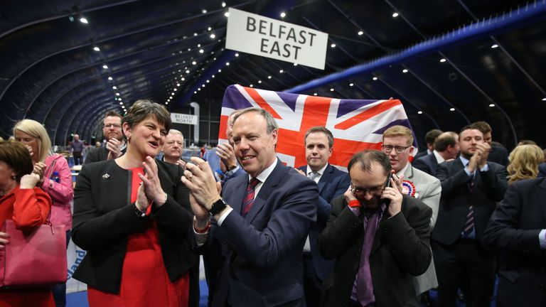 The election result has put Arlene Foster in a and her party in an influential position
