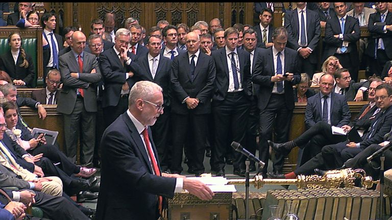 Jeremy Corbyn responds to the Queen&#39;s Speech and savages government
