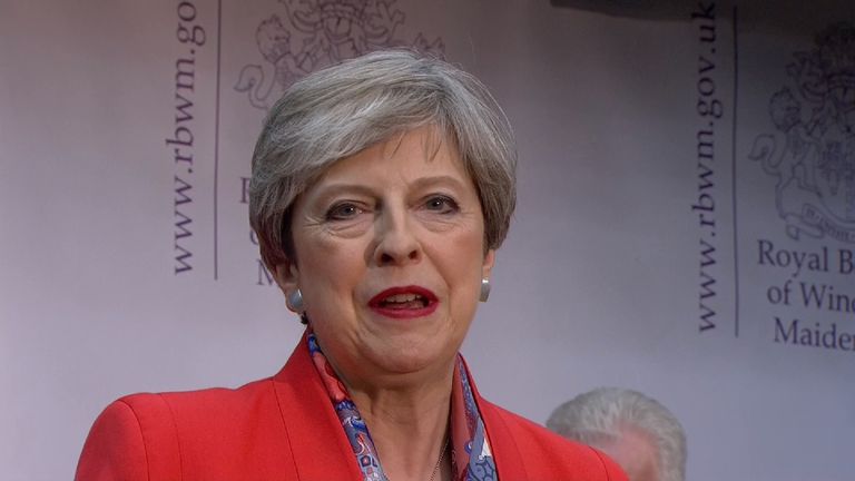 Theresa May retains her Maidenhead seat