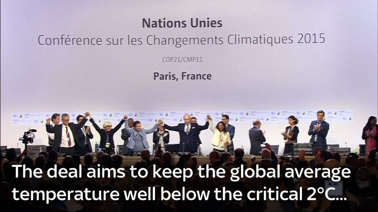 World leaders assemble for a climate change conference