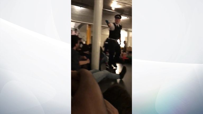 Police storm a London bar after the attacks
