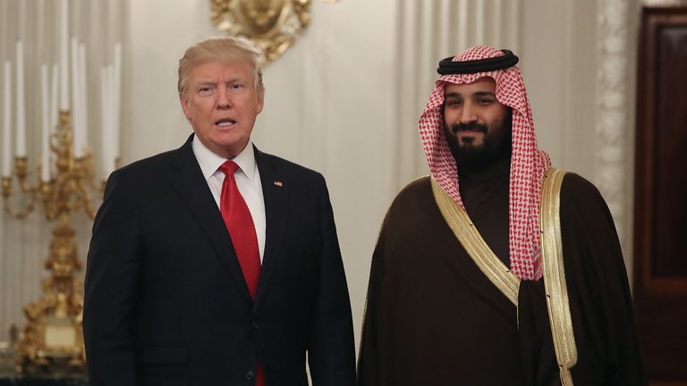 Mohammad bin Salman is thought to have led Saudi efforts to court President Trump