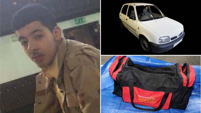 A Micra has been linked to Salman Abedi - and police want to find this holdall