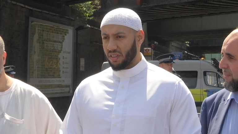 Imam who diffused angry crowd during Finsbury Park terror attack addresses media