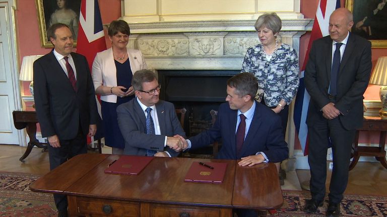 The DUP and Tories have reached a deal