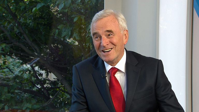John McDonnell says Labour would form a minority government
