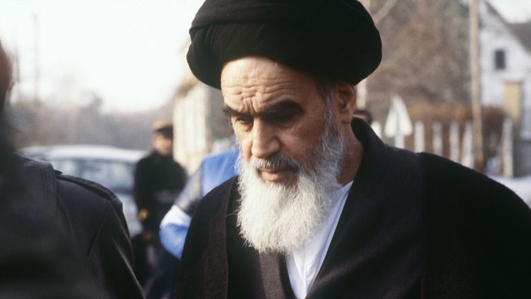 Ayatollah Ruhollah Khomeini in 1979