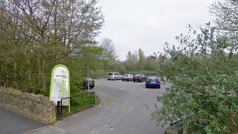 Orrell Water Park, where Ellen Higginbottom's body was found. Pic: Google Maps