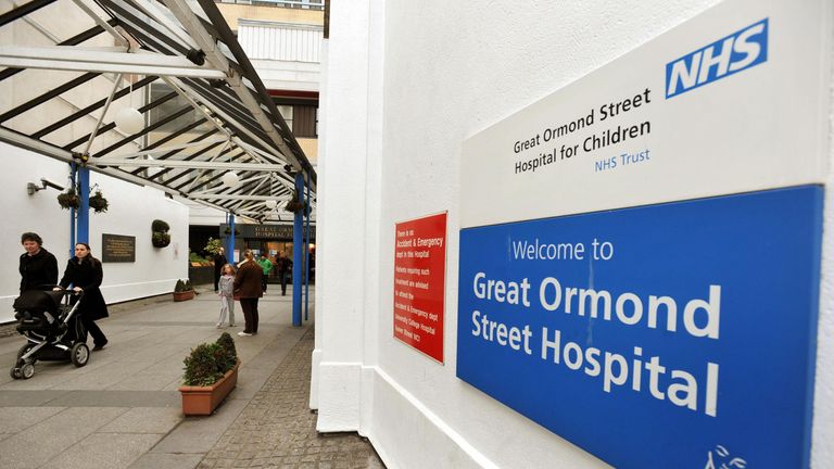 Great Ormond Street Hospital, where Charlie is being treated