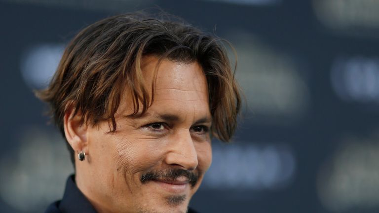 Johnny Depp in May 2017