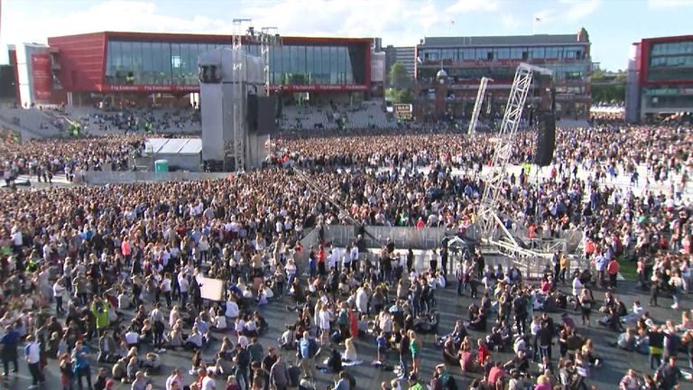 Around 50,000 are expected to attend the concert