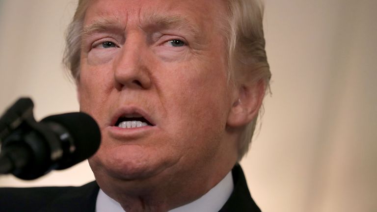 President Trump has denied the allegations that his team colluded with the Kremlin