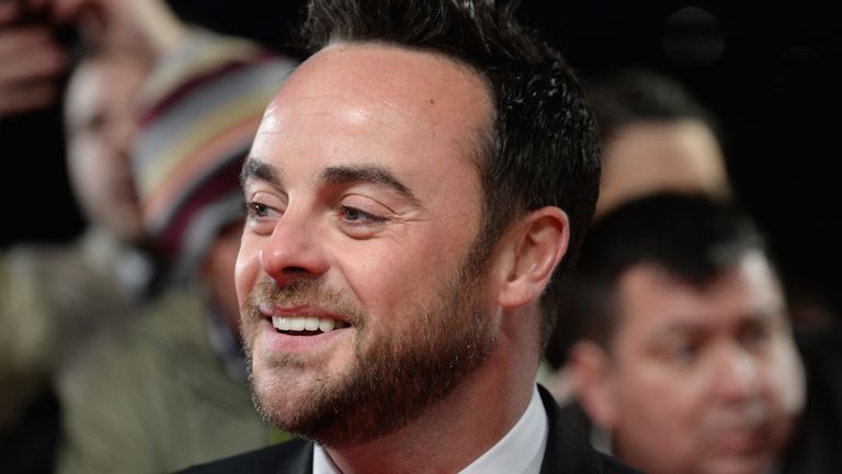 Ant McPartlin says he wants to help others by talking about his problems