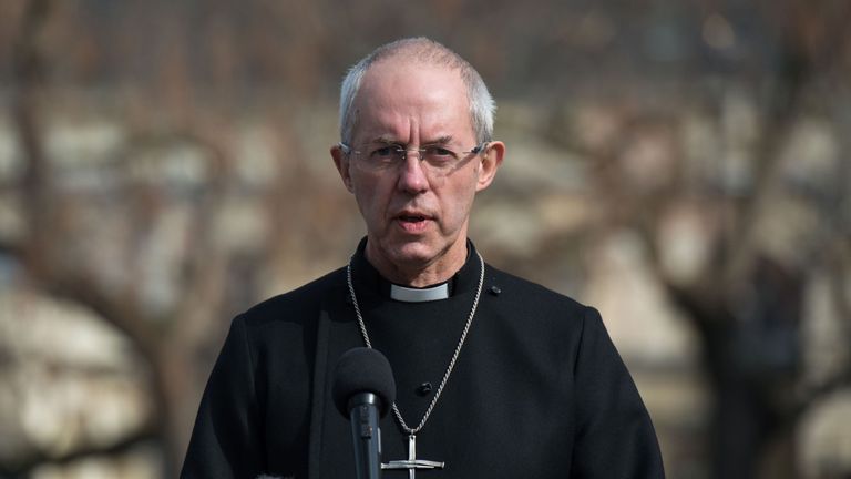 The Archbishop of Canterbury Justin Welby