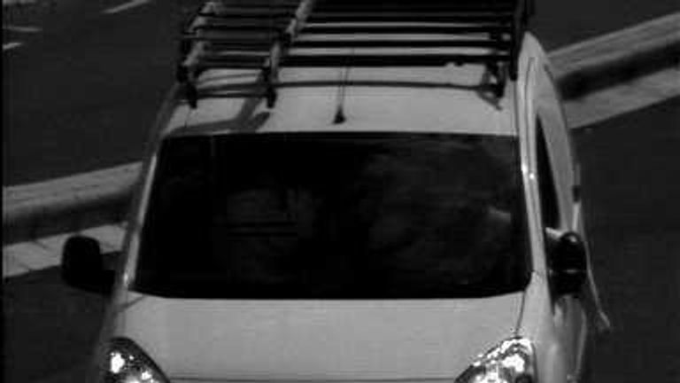 The two men left the scene in a Peugeot van, later found abandoned in Chessington