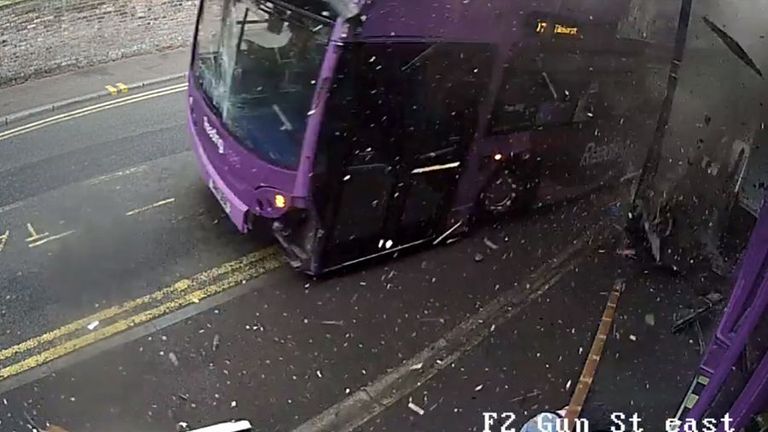 Double Decker Bus Hits Man In Reading Man walks away after being hit by double decker bus in Reading | UK