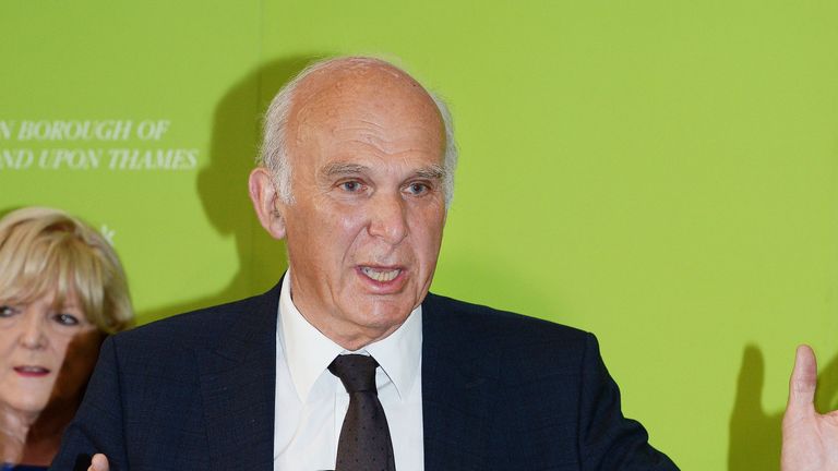 Sir Vince Cable speaks after winning back his Twickenham seat 