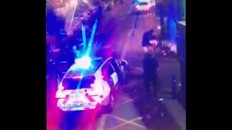 The moment police shot the terrorists at London Bridge