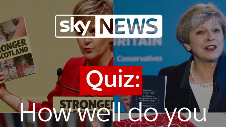 How well do you know the manifestos?