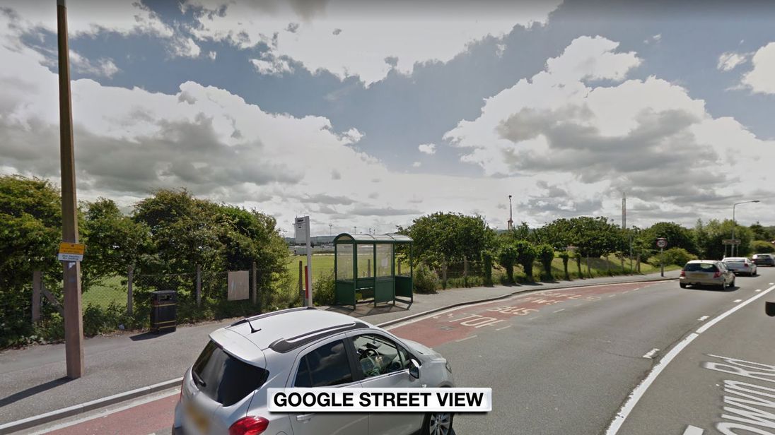 Newborn baby found at bus stop in Towyn, North Wales