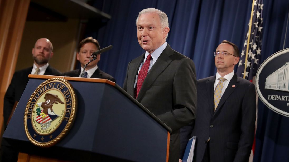 Jeff Sessions has described the President as "weak"