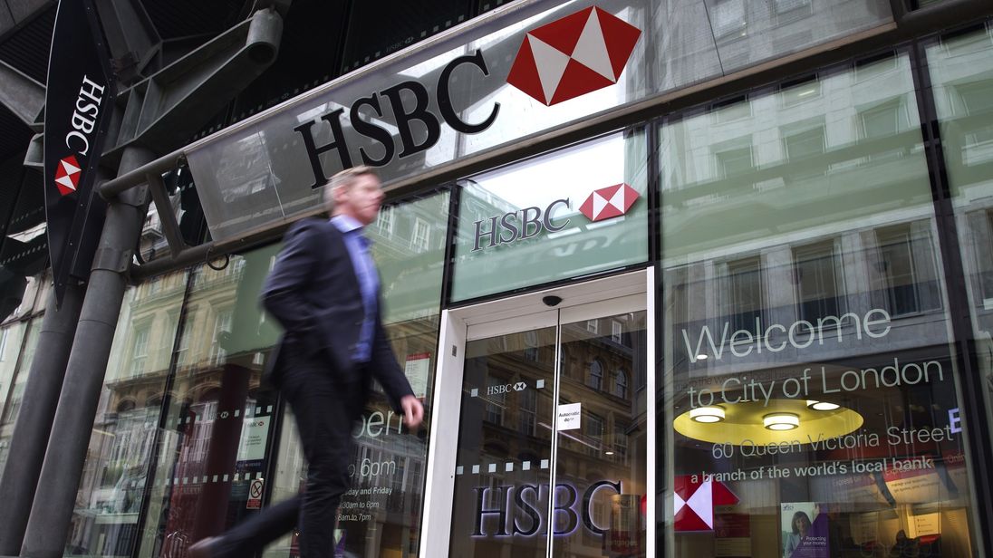 A HSBC branch in London