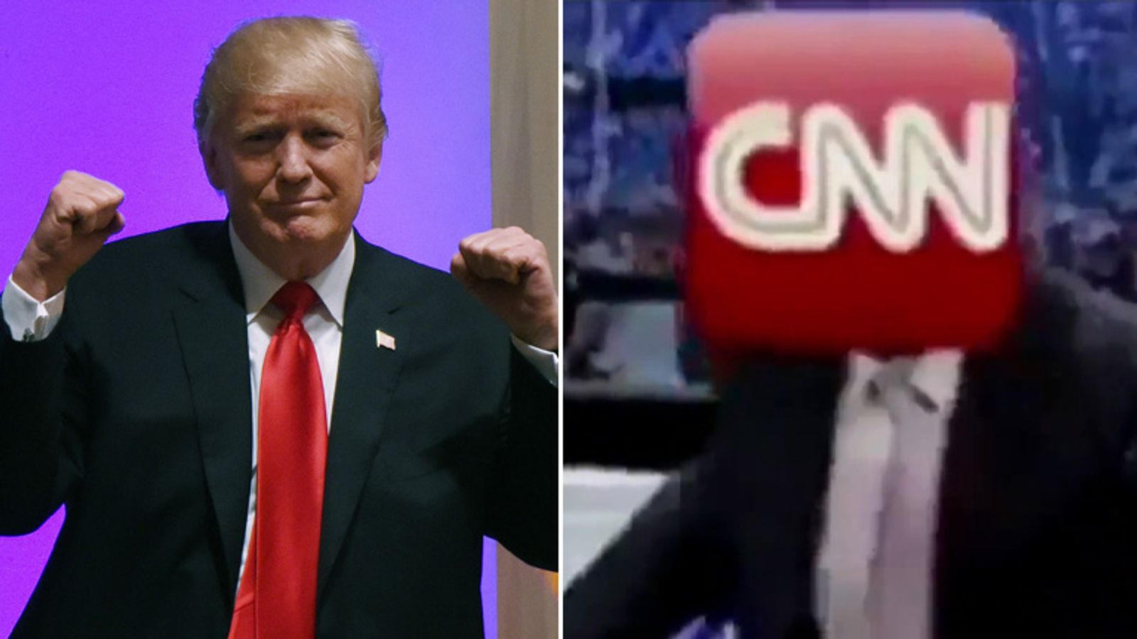 Trump provokes anger over mock video showing him 'beating CNN' | World