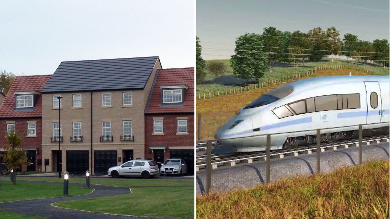 New Homes Will Be Bulldozed For Hs2 Railway Line Uk News Sky News