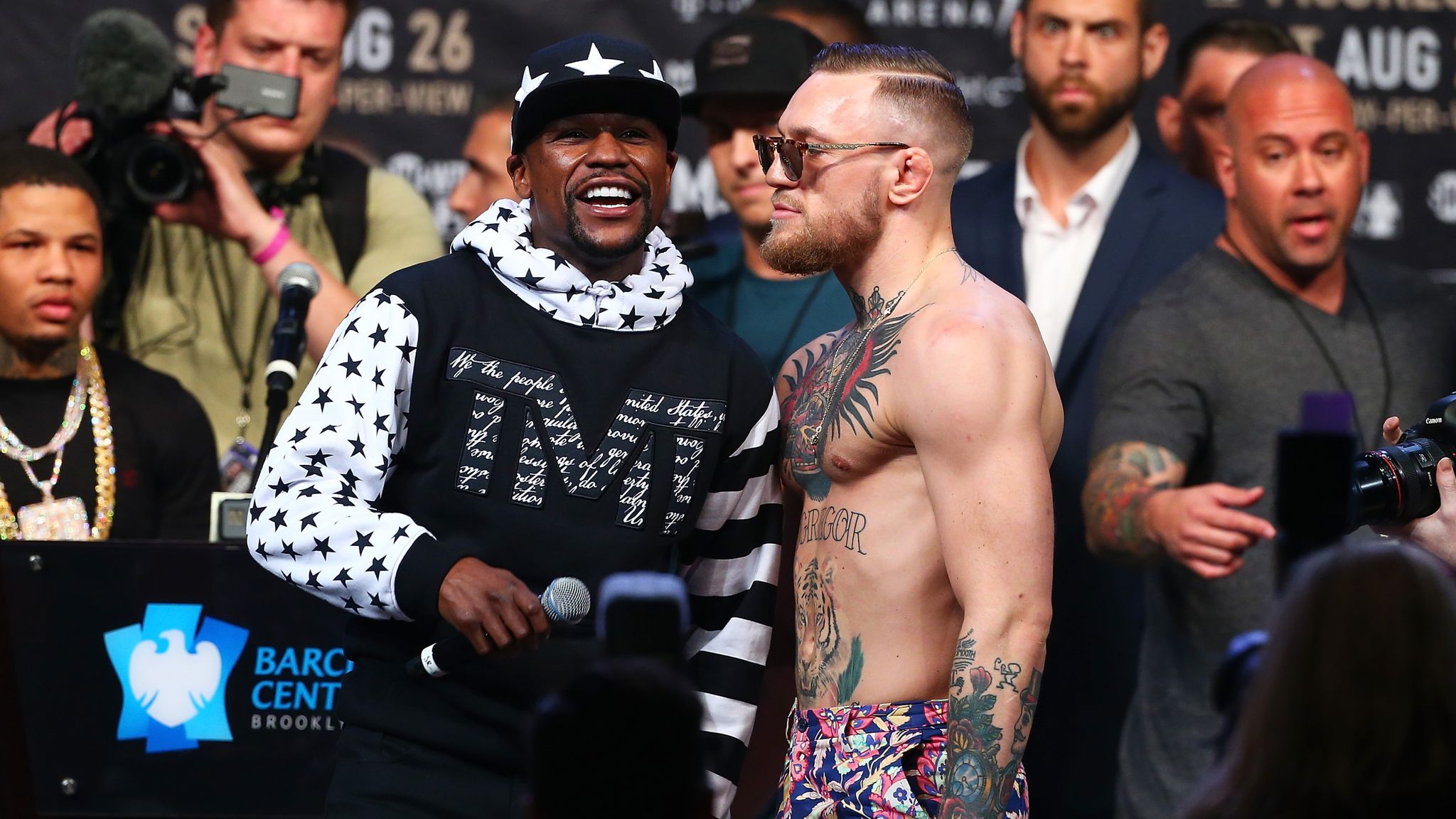 Mayweather Vs Mcgregor Animosity Between Floyd Mayweather And Conor