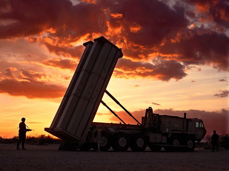 The US has developed the THAAD missile system to shoot down ICBMs in flight