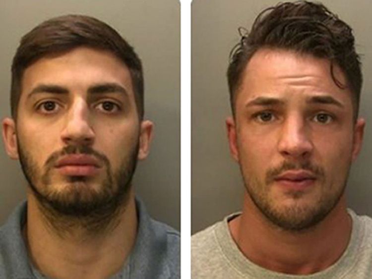 (L-R) Darren Eastaugh, 30, Joshua Sumer, 27, Oliver Hart, 25, Roy Head, 28