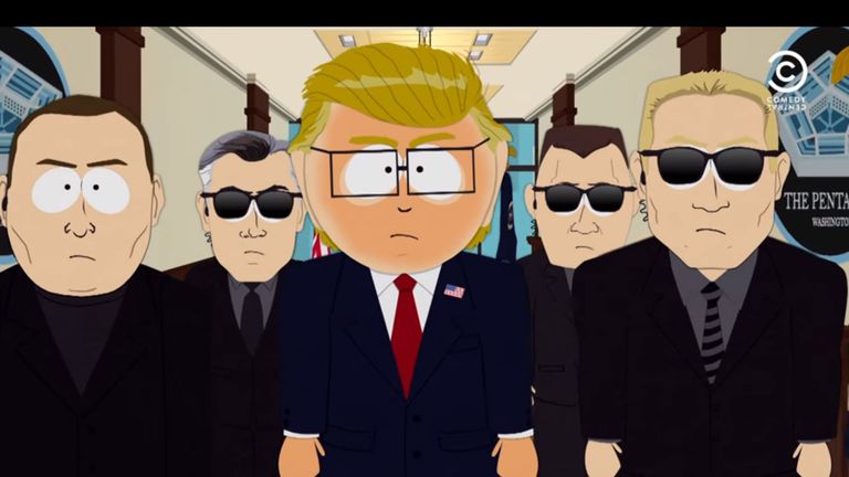 Mr Garrison - the show&#39;s Donald Trump parody