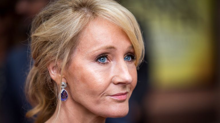 LONDON, ENGLAND - JULY 30: J. K. Rowling attends the press preview of &#39;Harry Potter & The Cursed Child&#39; at Palace Theatre on July 30, 2016 in London, England. Harry Potter and the Cursed Child, a two-part West End stage play written by Jack Thorne based on an original new story by Thorne, J.K. Rowling and John Tiffany. (Photo by Rob Stothard/Getty Images)
