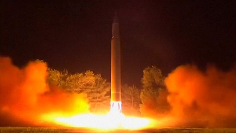 North Korea missile launch 28/07/17