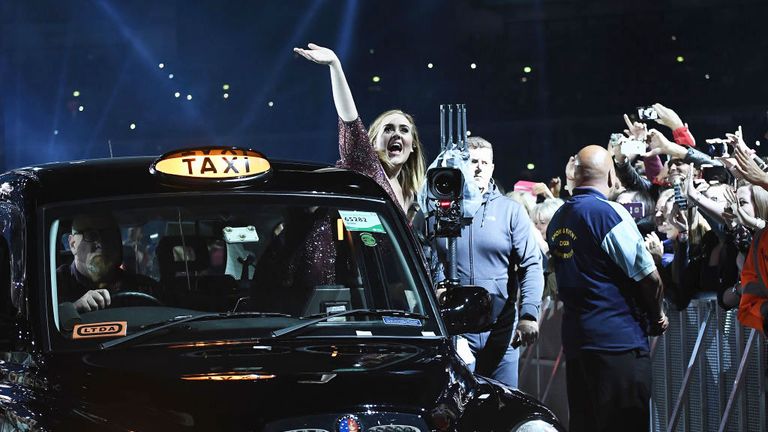 Adele performs at Wembley Stadium on June 28, 2017 