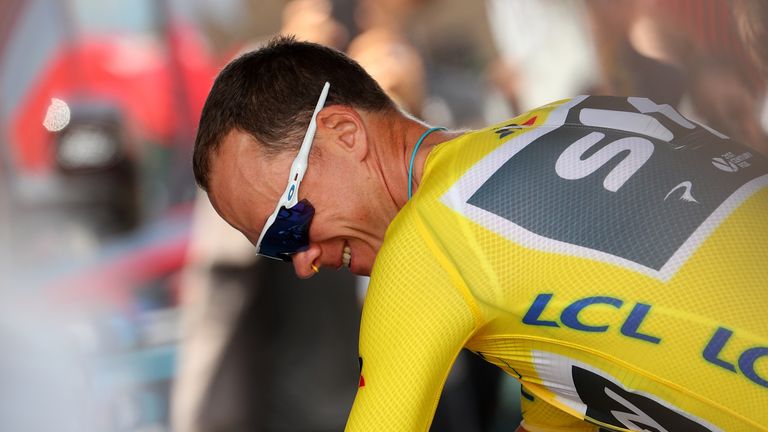 Chris Froome on the verge of winning another Tour de France title.