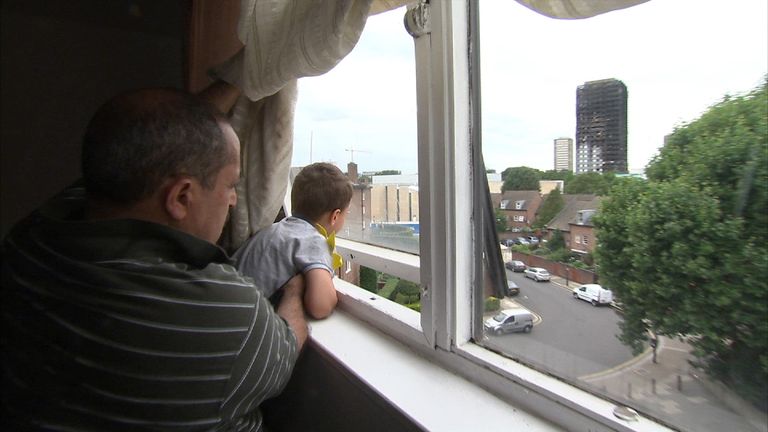 Sulayman was the first to notice the fire out of his bedroom window