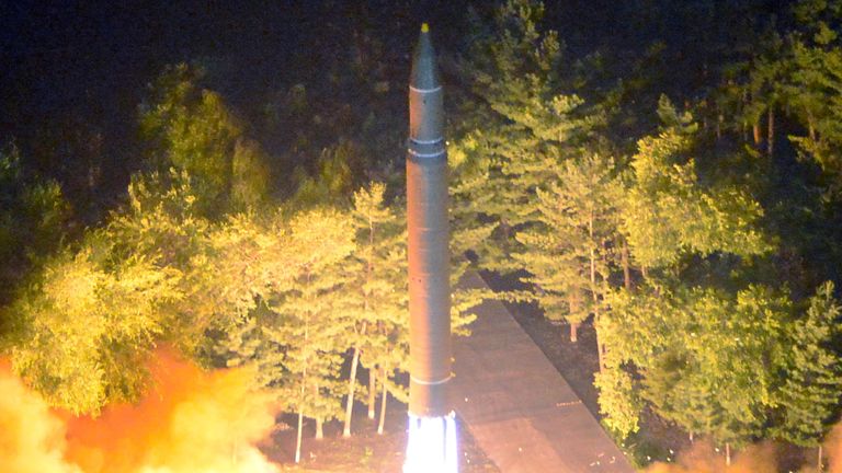 Experts say the ICBM launched by the North is capable of reaching major US cities
