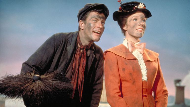 Dick Van Dyke as Bert in Mary Poppins