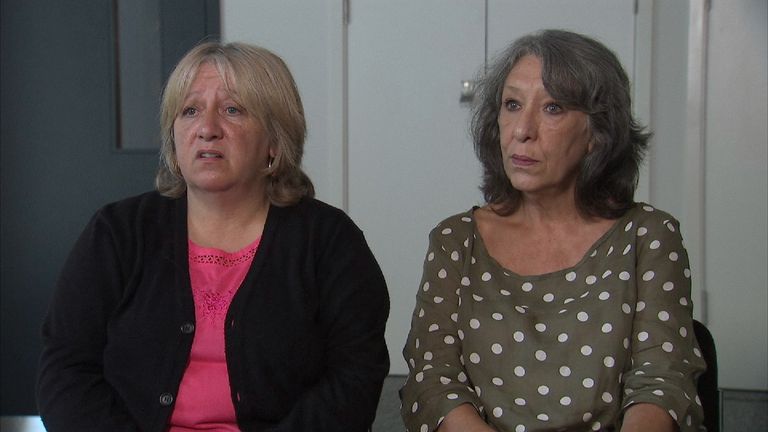 Enrico&#39;s sisters Iolanda (left) and Elizabeth want justice