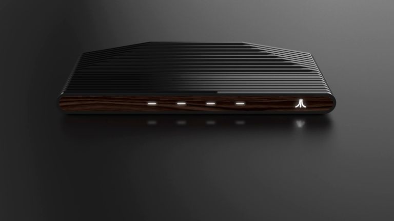 A clear nod to the past - the wood-effect Ataribox. Pic: Atari