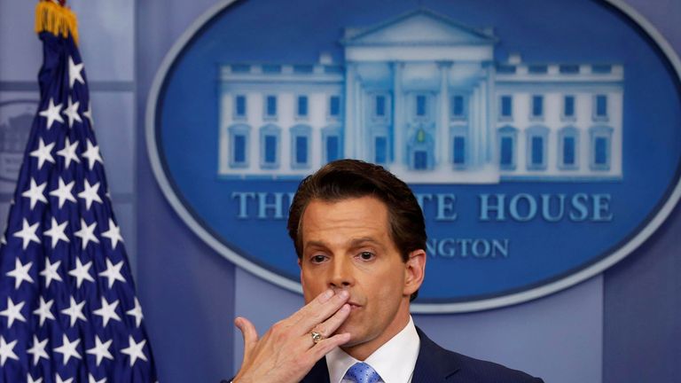 Anthony Scaramucci has been removed from his position after just 10 days
