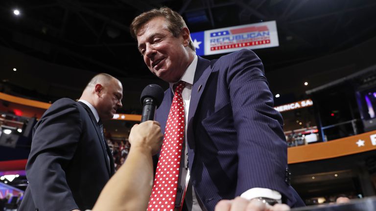 Paul Manafort is one of several people linked to the Trump campaign under scrutiny 