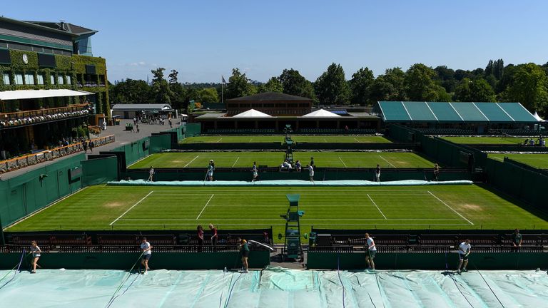 Wimbledon preparations