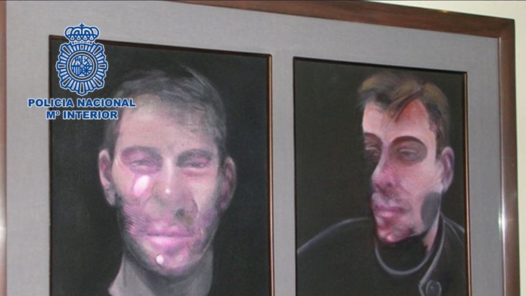 One of the works stolen in the July 2015 raid