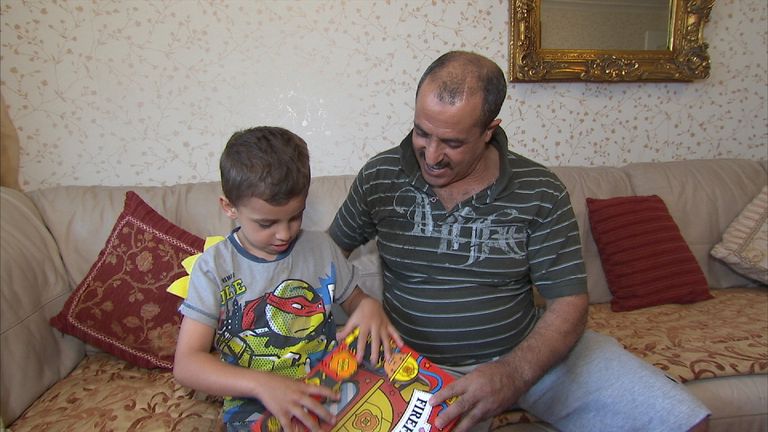 Ahmed Chellat says grandson Sulayman cannot be alone and his nightmares